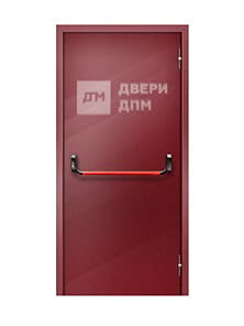 Однопольная нержавеющая дверь с антипаникой ДП-526