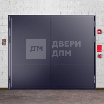 Распашные ворота на амортизаторах ВПМ-131